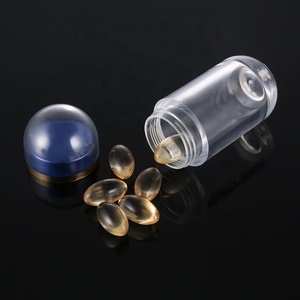 Chai nhựa chế độ ăn uống thuốc <span class=keywords><strong>10ml</strong></span> trong suốt Bullet Shape đếm juvale rỗng Pill Vial container 10cc chai - Product Image 4