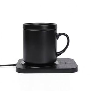 Tasse chauffante électrique à contrôle de température, chauffe-tasse à café intelligent en céramique 55 degrés avec ensemble de tasses thermostatiques - Product Image 3