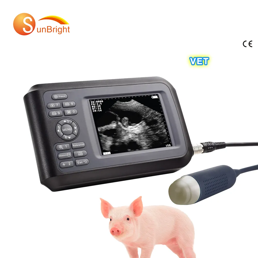 SUN-807F Dierenarts Echografie Ce Laagste Prijs In China Veterinaire Echografie Draagbare Echografie Dierenarts Machine