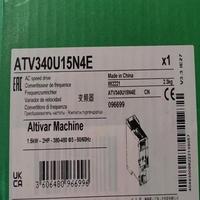 Variador de Frecuencia ATV340U15N4E VFD para Automatización de Máquinas, Ethernet, 1.5kW, para Máquinas Herramienta, Transportadores, Empaquetado, Automatización OEM