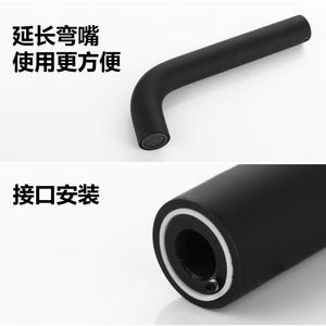 Grifo de lavabo de pared con 2 manijas, válvula de cerámica, instalación amplia para lavabo de baño - Product Image 3