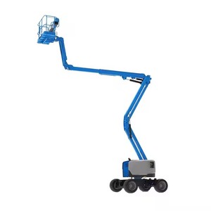 Elevador eléctrico articulado de 15m con base de alta estabilidad para reparaciones de equipos al aire libre - Product Image 1