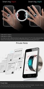 Anneau intelligent Jakcom R3F, best-seller, NFC, étanche, anti-poussière, suivi de la santé, partage sans fil, anneau intelligent NFC pour Android - Product Image 4