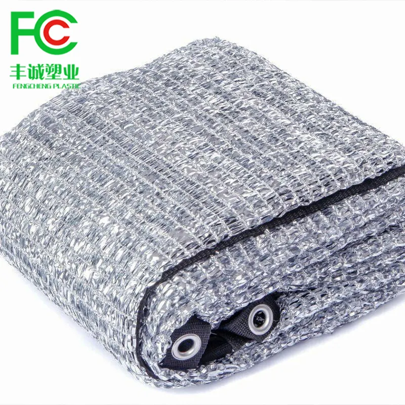 Tessuto argento ombra mesh/serra ombreggiatura netto aluminet/di controllo del calore tonalità di alluminio della maglia