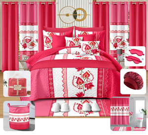 Ensemble de literie de luxe King Size 30 pièces, ensemble de couette, vente chaude aux États-Unis et au Canada - Product Image 4