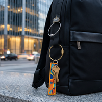 Anneau porte-clés en câble métallique en acier inoxydable 304 durable, boucle réglable de 1,5 mm pour étiquettes de bagages et kits de fixation de clés