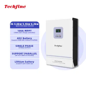 Inverter năng lượng mặt trời 3KW tinh khiết Sine Wave Off Grid năng lượng mặt trời Power Inverter cho năng lượng mặt trời nhà ứng dụng