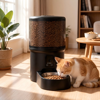 VitaFit - Comedero Inteligente para Mascotas, Portátil, Impermeable, 4L, con Pantalla LCD, Control Remoto, WiFi, para Perros y Gatos, Diseño Ligero, Android, Plástico