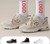 LOGO personnalisé Personnalité Coloré Coton Chaussettes En Gros Conception Drôle Homme Équipage Mode Hommes Chaussettes