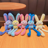 Petit lapin mignon de 30cm avec pendentif en peluche, petit dessin animé, jouet en gros pour les couples