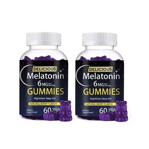 Gomitas de Melatonina para Dormir y Mejorar la Memoria, Suplemento Dietético para Adultos, 60 Unidades, 2 Gomitas Diarias - Product Image 6