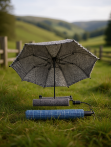 Tessuto Tweed Double Macana a Quadri Intrecciato con Filtro Scozzese per Materie Prime Tessili - Product Image 2