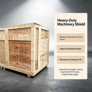 Quick Assembly Fumigation Free Wooden <b>Crate</b> Automation Production Line Equipment Ocean Container Loading Transport Case - Product Image 4