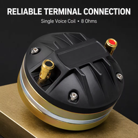 Haut-parleur de compression professionnel 50W pour électronique automobile, tweeter à compression avec diaphragme