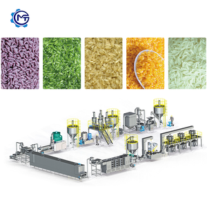 Ligne de production de riz instantané à commande PLC, extrudeuse et sécheuse de riz fortifié, machine à fabriquer le <span class=keywords><strong>couscous</strong></span> - Product Image 1
