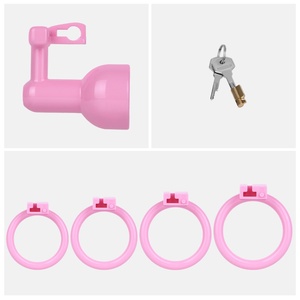 AS-032 Candado de Castidad de Resina, Jaula Corta para Pene, Candado de Castidad, Juguete Sexual para Adultos, Dispositivo de Bloqueo de Esperma - Product Image 6