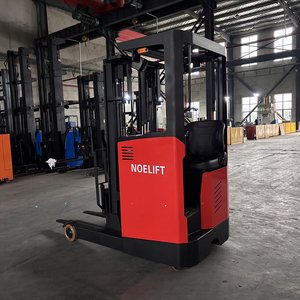 รถยกแบบ Reach Truck สำหรับงานหนัก ใช้ไฟฟ้า สำหรับคลังสินค้า พร้อมเสาไฮวิซิวิชั่นที่มองเห็นได้ชัดเจน และระบบเลื่อนด้านข้าง - Product Image 1