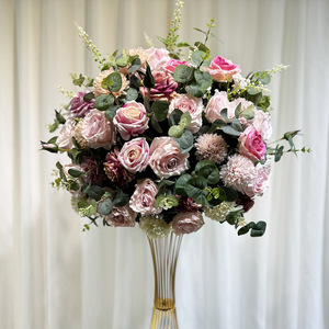 Modernas y Lujosas Bolas de Flores de Espuma Ecológica con Rosas Verdes para Decoración de Mesas de Boda, Soportes de Flores Decorados, Esferas Artificiales Redondas - Product Image 3