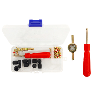Pneumatic Tire Valve Service Kit,<strong>Air</strong> <strong>Compressor</strong> Accessory With Valve Cores &amp; Stems for Truck Car Tire Maintenance - Product Image 2