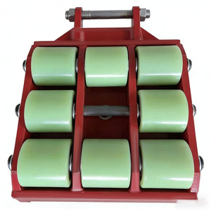 Alat Pemindah Beban Beroda Karet Anti-Selip Konstruksi Baja <span class=keywords><strong>Roller</strong></span> Skate 6T Alat Pemindah Berat - Product Image 2
