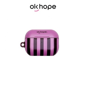 Étui de protection personnalisé pour <span class=keywords><strong>AirPods</strong></span> avec porte-clés, tendance, sans fil, anti-chute, en PC, pour écouteurs <span class=keywords><strong>AirPods</strong></span> Pro - Product Image 3