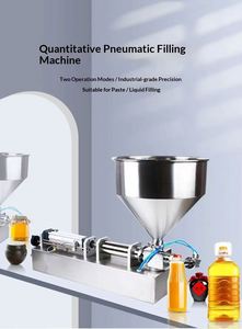 Machine de remplissage et de <span class=keywords><strong>dosage</strong></span> semi-automatique à piston pour pâtes, crèmes, sauces, confitures, miel, beurre de cacahuète, jus, huiles, savons liquides et eau en bouteille - Product Image 5