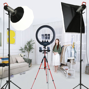 Phiên Bản 5600K Trắng CRI 95 + 150W Bộ Đèn LED Phòng Thu Liên Tục Bowens Mount Lantern Softbox OEM Better Sl60w - Product Image 5
