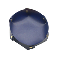 HS DICE mdn dés personnalisés en cuir PU pliant hexagone dés plateau divertissement dés pour mdn RPG TRPG jeu de dés jouant