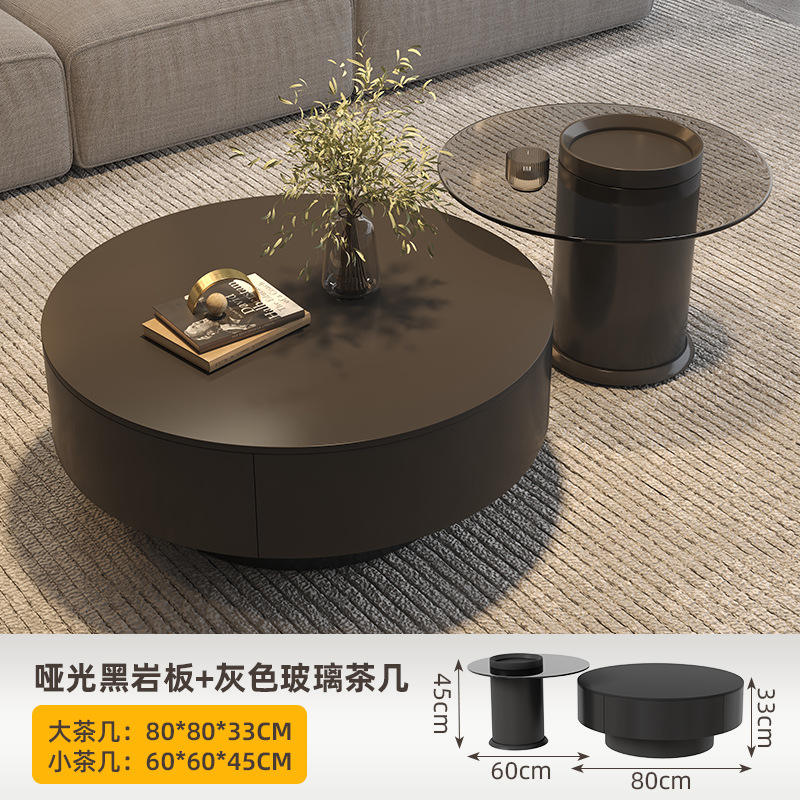 Vidrio negro gris mate [8060]