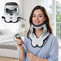 Dispositif de traction cervicale à 8 colonnes avec airbag, collier gonflable réglable pour décompression vertébrale et étirement du cou
