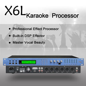 Processeur d'effets audio professionnel 6 canaux X6L 2025 avec réverbération et écho pour karaoké et karaoké à domicile - Product Image 2
