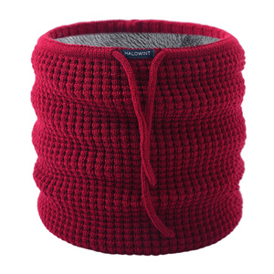 Calentadores de Cuello Acrílicos de Invierno 2025 <span class=keywords><strong>para</strong></span> Hombre y Mujer, Forrados de Felpa, Tejidos, Gruesos, con Cordón Ajustable, <span class=keywords><strong>Bufanda</strong></span> - Product Image 6