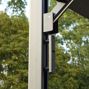 Moderno impermeabile in alluminio LED a sbalzo parasole ombrello pieghevole leggero per Patio giardino parco mobili da esterno - Product Image 2