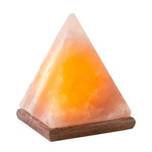 Lámpara de Sal Piramidal Grande de 8 Pulgadas Tallada a Mano, Piedra de Sal Rosa del Himalaya para Decoración de Interiores y Alivio del Estrés, Venta al por Mayor - Product Image 6