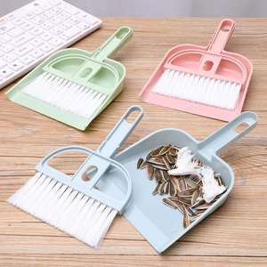Wholesale Mini Cleaning Dustpan and Brush Set Desktop Cleaner Keyboard <b>Small</b> Broom Household <b>Tools</b> - Product Image 1