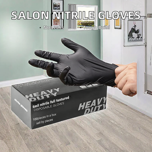 ถุงมือไนไตรล์แบบกำหน<span class=keywords><strong>ด</strong></span>เองสำหรับการตรวจสอบ หนา 6 มิล ขนาด XL ผิวสัมผัสแบบมีเท็กซ์เจอร์ ปราศจากน้ำยาง ปราศจากแป้ง ป้องกั<span class=keywords><strong>น</strong></span>การสั่<span class=keywords><strong>น</strong></span>สะเทือ<span class=keywords><strong>น</strong></span> สำหรับถุงมือใช้งานหน้า<span class=keywords><strong>จอ</strong></span> - Product Image 2