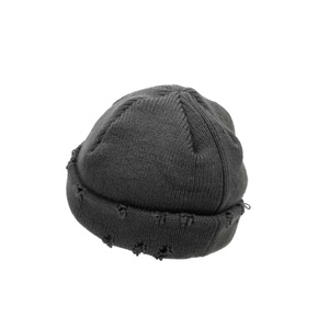 Wholesale Custom Metal logo Embroidery logo Worn-out <b>Winter</b> Hat Knitted Beanie Watch <b>Cap</b> - Product Image 2