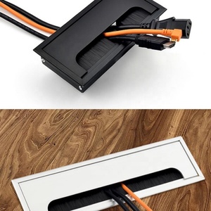 Cubierta Rectangular de Aleación de Aluminio para Cables, Organizador de Cables para Oficina Moderna, Hogar, Escuela y Sala de Estar - Product Image 3