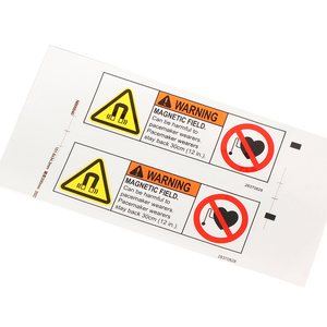 Tùy chỉnh an ninh cảnh báo carton chịu nhiệt nhãn ngoài trời Kem chống nắng thời tiết sticker cho Giao thông vận tải - Product Image 5