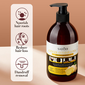 Champú <span class=keywords><strong>Herbal</strong></span> de Jengibre con Esencia Vegetal, Suavizante, Hidratante, Limpieza Profunda, Anti-queda de Cabello, Anti-Caída del Cabello - Product Image 3