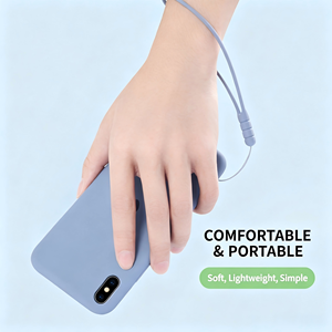 OEM Hot Mining Mobile Phone <b>Lanyard</b> Short Liquid Silicone <b>Key</b> Pendant Anti-lost Bracelet Small Rope Wrist Band China - Product Image 5