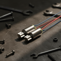 3v 3.7v mini 0610 vibrateur dc moteur de vibration sans noyau pour gode appareils de beauté jouet sexuel