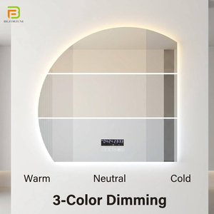 <span class=keywords><strong>Miroir</strong></span> rond demi-lune mural moderne pour décoration <span class=keywords><strong>de</strong></span> la maison <span class=keywords><strong>Miroir</strong></span> intelligent <span class=keywords><strong>avec</strong></span> interrupteur à capteur tactile <span class=keywords><strong>Miroir</strong></span> sans cadre pour <span class=keywords><strong>salle</strong></span> <span class=keywords><strong>de</strong></span> <span class=keywords><strong>bain</strong></span> <span class=keywords><strong>avec</strong></span> lumière LED - Product Image 3