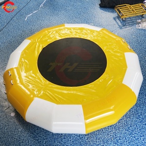 <span class=keywords><strong>Piscine</strong></span> d'eau gonflable commerciale en PVC rond de <span class=keywords><strong>6m</strong></span> de diamètre pour adultes et enfants avec trampoline à l'élastique et tente araignée - Product Image 5