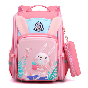 Sac à dos scolaire en nylon léger de haute qualité, imperméable, à grande capacité, avec motif de dessin animé 3D, pour les élèves de la 2e à la 5e année, école primaire, garçons - Product Image 2