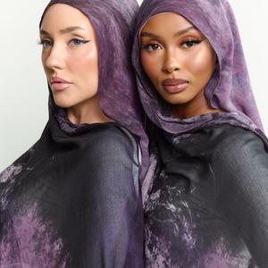2026 Hot Custom Logo Muslim Fashion Modal Hijab <b>Print</b> Wear Customizable Breathable Lightweight Comfortable <b>Islamic</b> Durable - Product Image 1