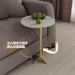 Coffee <strong>Table</strong> Book Bed <strong>Bedside</strong> Small End Sofa Accent Side Set Oak Gold Living Room Furniture Modern Luxury Coffee <strong>Table</strong> <strong>Marble</strong> - Product Image 4