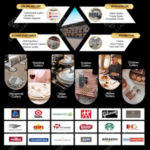 Juego de Cubiertos de Acero Inoxidable <span class=keywords><strong>Dorado</strong></span> de 24 Piezas, Tenedores, Cucharas y Utensilios de Cocina - Product Image 5
