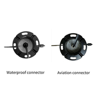 Atech Factory Price Capteur de vent en alliage d'aluminium et de carbone Jauge de vent pour la surveillance météorologique Capteur de vitesse et de direction du vent RS485