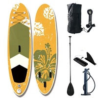 Planche à pagaie gonflable haut de gamme, double couche, durable, pour adultes, idéale pour la course et le surf (ISUP)